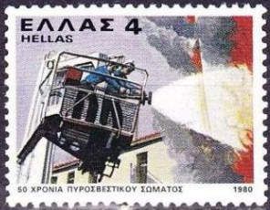 50 Years Greek Fire Brigade - Fire-fighting