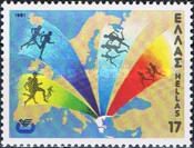 Athletes gathering in Greece