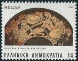 Homer's Epics - The Battle between Hector and Ajax