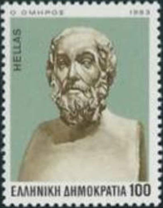 Homer's Epics - Homer's bust