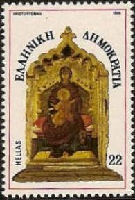 Christmas - Madonna and Child enthroned