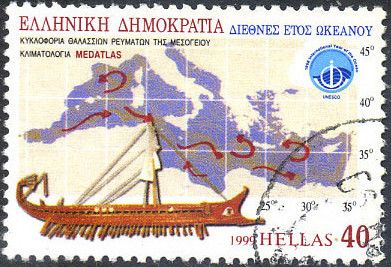 Mediterranean sea currents