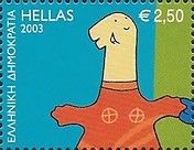 Athens 2004 - Olympic Games mascot "Athena"