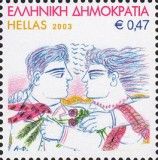 Man and women with flowers