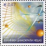 Greetings Stamps - Spheres and Grid