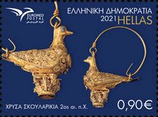 Golden Earings with doves, Benaki Museum