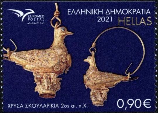 Golden Earings with doves, Benaki Museum