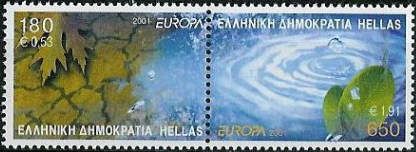 EUROPA (C.E.P.T.) 2001 - Water - A Natural Treasure