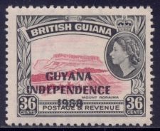 Mount Roraima overprinted