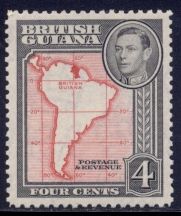 Map of South America