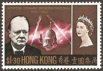 Sir Winston Churchill and St. Paul's Cathedral in wartime