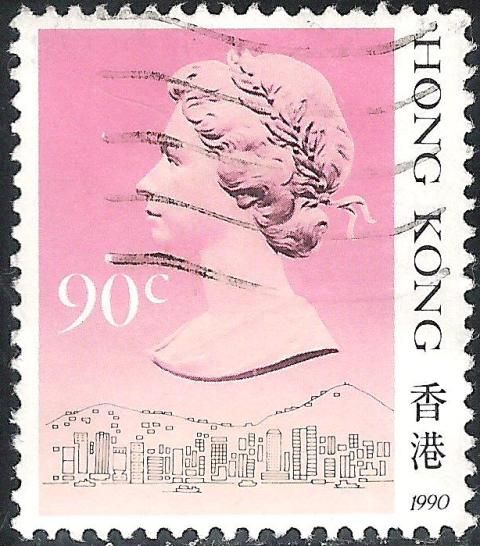Queen Elizabeth II, Hong Kong from the port