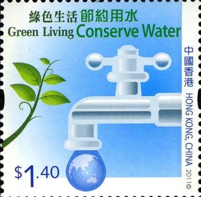 Growing Plant, Water Faucet Earth in Droplet