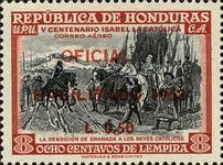 Surrender of Granada surcharged