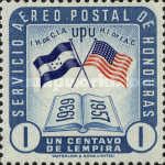 Flags of Honduras and the United States