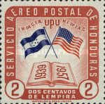 Flags of Honduras and the United States