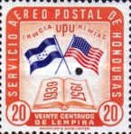 Flags of Honduras and the United States