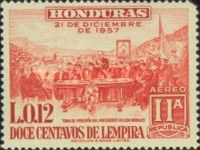 President Villeda Morales takes possession