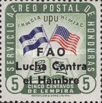 Flags of Honduras and the United States