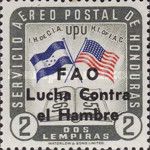 Flags of Honduras and the United States