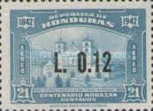 Death of F. Morazan overprinted