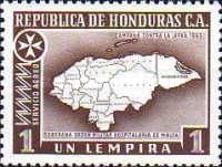 Map of Honduras