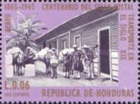 19th cent. Mail transport with mules