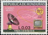 Satellite dish for television broadcasts