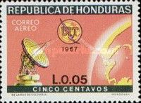 Communications via satellite in Honduras