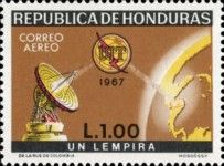 Communications via satellite in Honduras