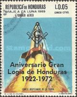 Saturn Rocket, overprinted