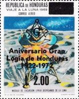 Restart on the moon, overprinted