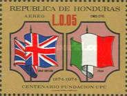 U.P.U. Centenary-Flags