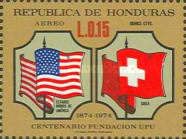 U.P.U. Centenary-Flags