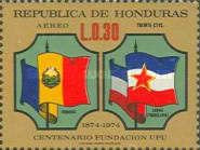 U.P.U. Centenary-Flags