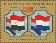 U.P.U. Centenary-Flags
