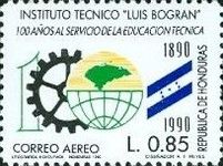 Cogwheel, map, flag of Honduras
