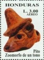 Pito zoomorfo de un tono