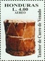 Tambor de cuero de venado