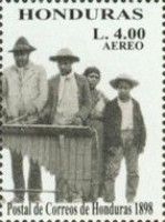 Postal correos Honduras 1898