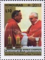 Cardenal Rodríguez and Pope Francisco