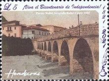 Mallol Bridge, Tegucigalpa, 19th Century Painting