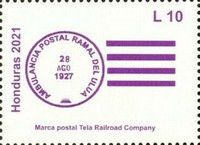 Tela Railroad Company Cancel, 1927