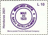 Truxillo Railroad Company Cancel, 1929