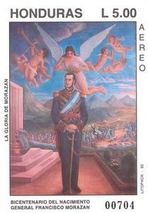 200th birthday of Francisco Morazán