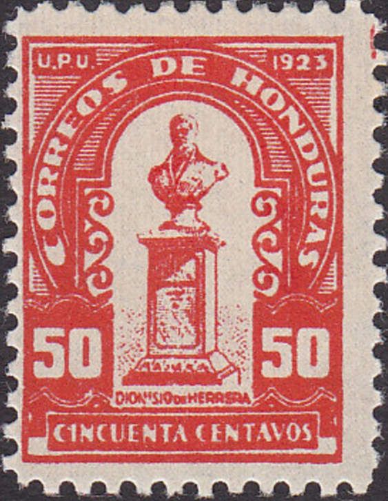 Dionisio de Herrera overprinted OFICIAL
