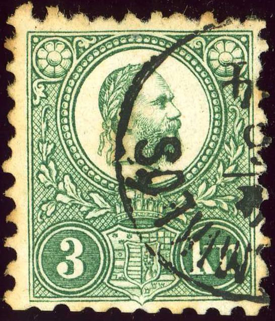 King Franz Josef (1830-1916) and Coat of arms