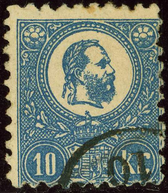King Franz Josef (1830-1916) and Coat of arms