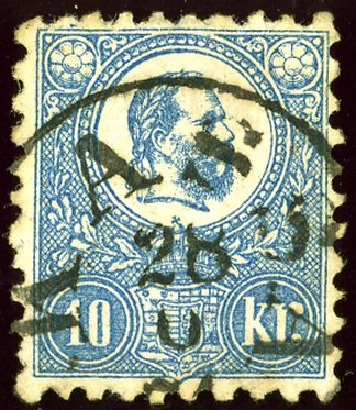 King Franz Josef (1830-1916) and Coat of arms