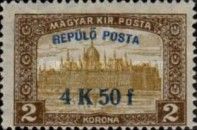 Parliament Building with 'Air Post' Overprint